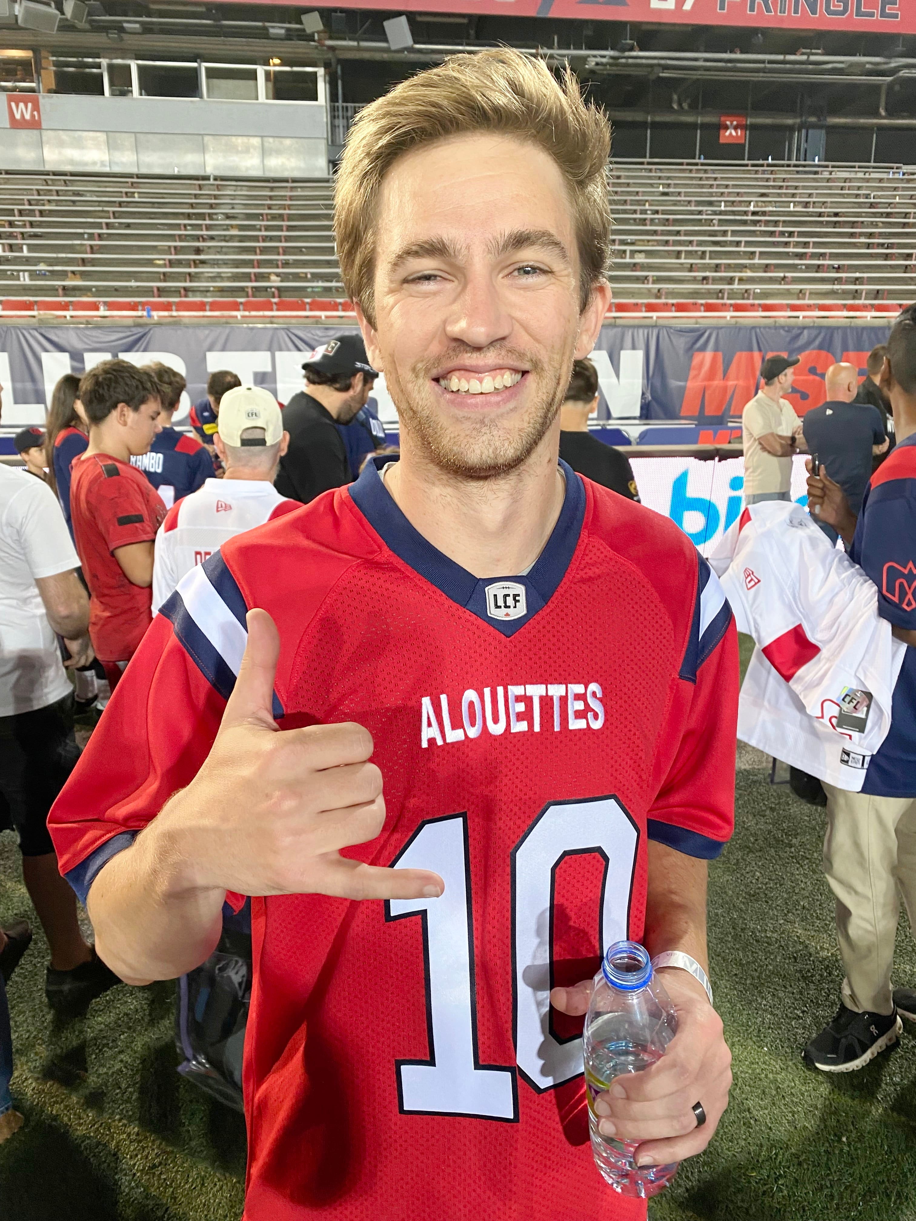 Alouettes: une «bobblehead» pas comme les autres pour le frère de Davis Alexander