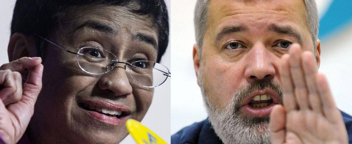 Le Nobel de la paix à deux journalistes champions de la liberté de l’information