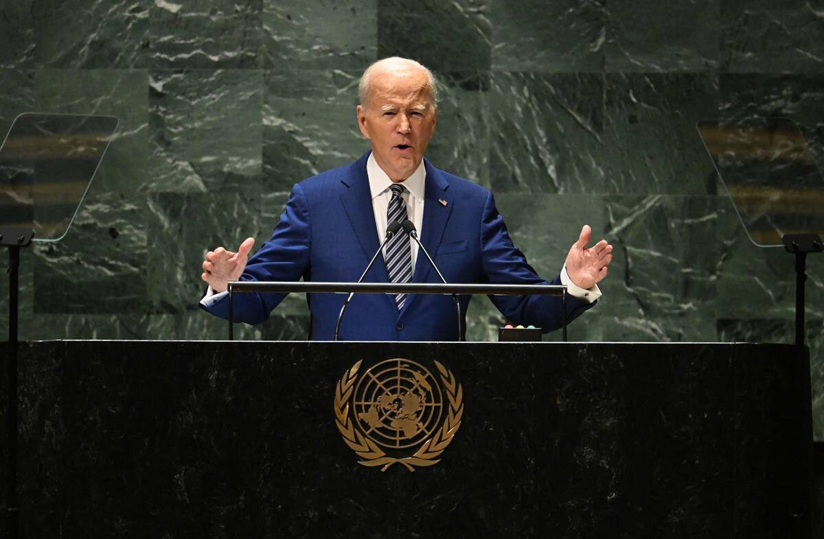 Biden fustige l'&laquo;agression russe&raquo; &agrave; l'ONU o&ugrave; les regards sont tourn&eacute;s vers Zelensky