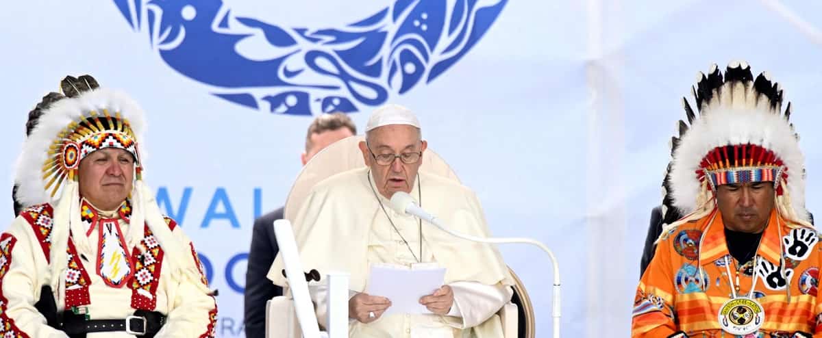 Pensionnats: le pape «demande pardon pour le mal commis» contre les Autochtones