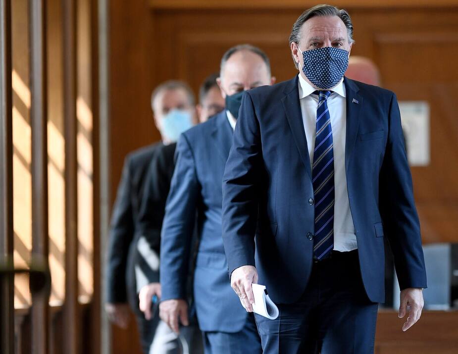 Image principale de l'article Legault préfère «tolérer» les manifestations
