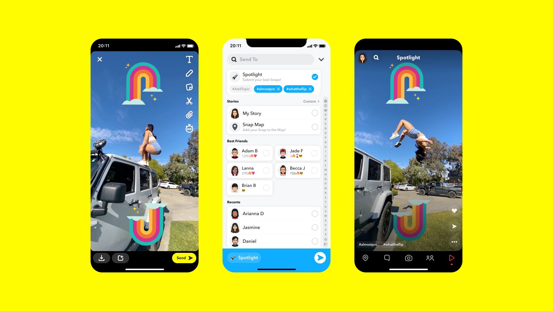 Snapchat veut faire compétition à TikTok avec Spotlight TVA Nouvelles