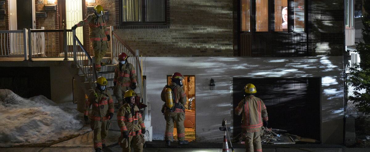 Montréal: un homme se brûle dans un incendie de son logement