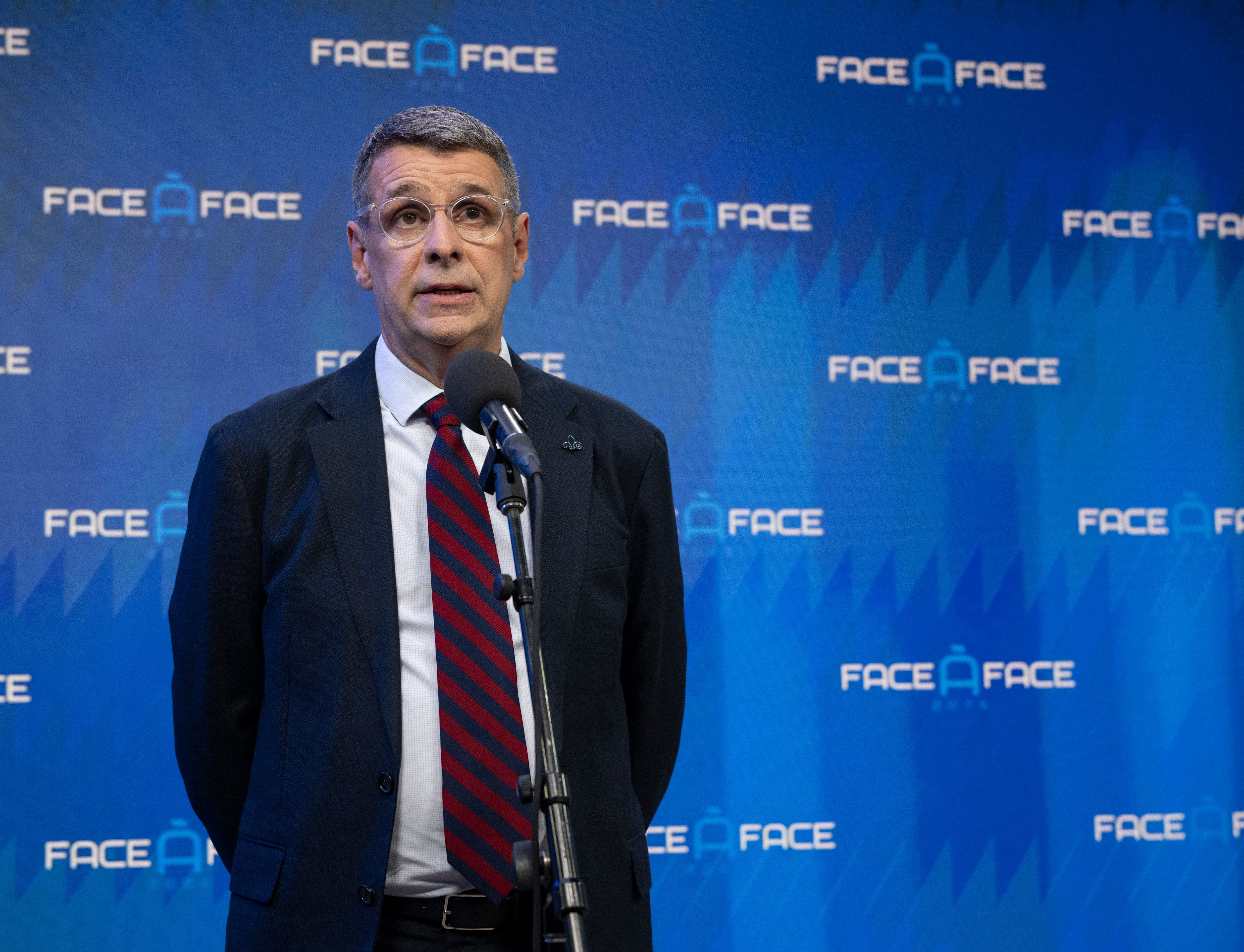 «On a quand même joué sur notre patinoire», affirme Éric Duhaime après le «Face-à-Face»