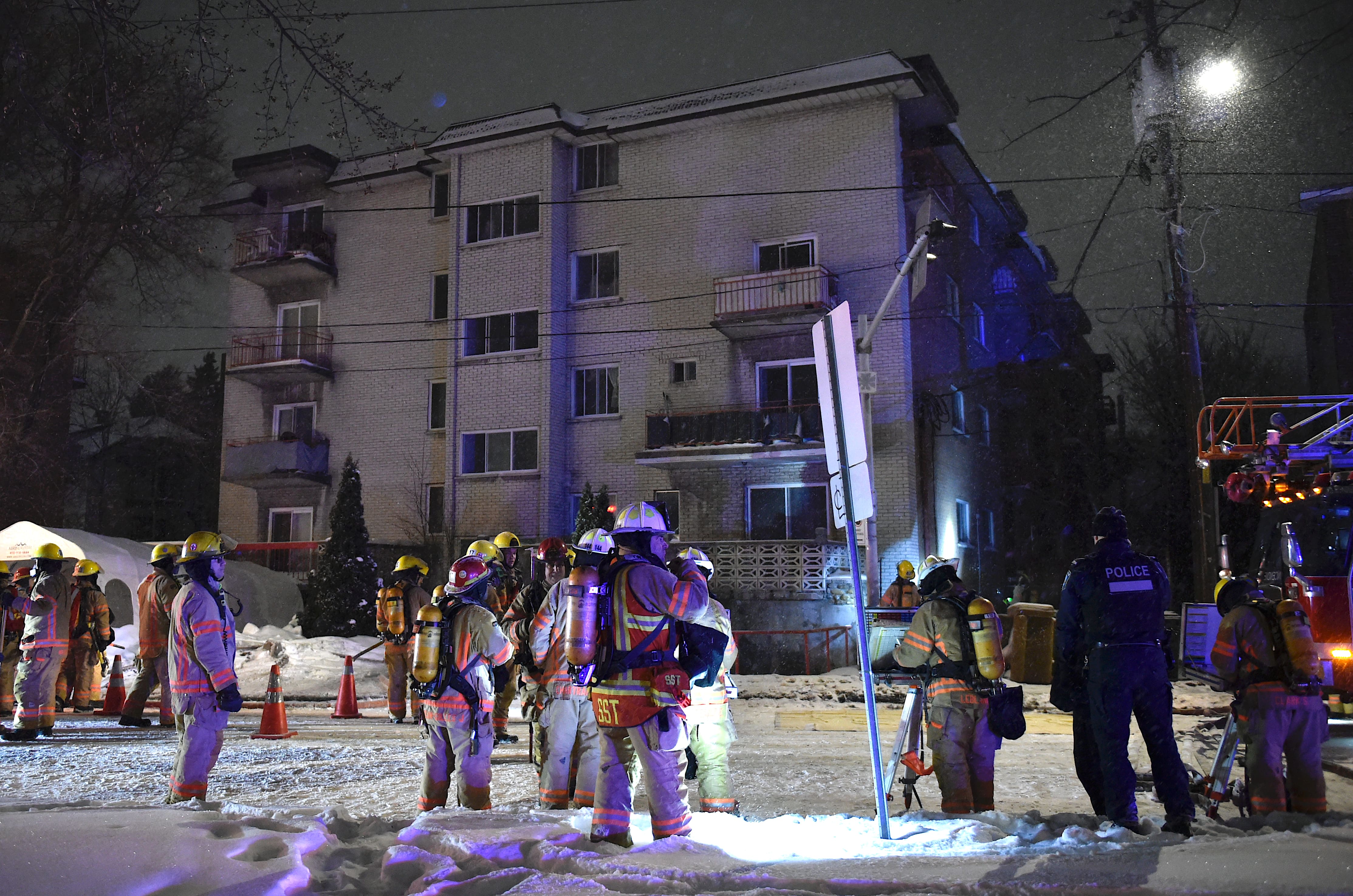 Incendie &agrave; Montr&eacute;al-Nord: un pompier et un citoyen bless&eacute;s