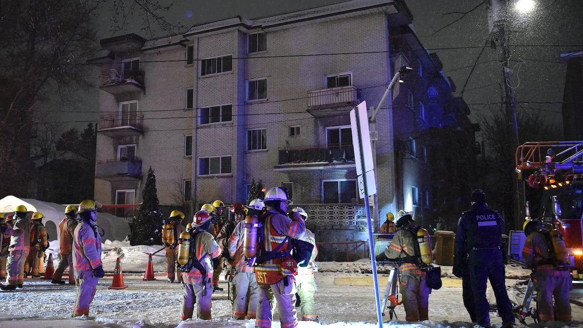 Incendie à Montréal-Nord: un pompier et un citoyen blessés