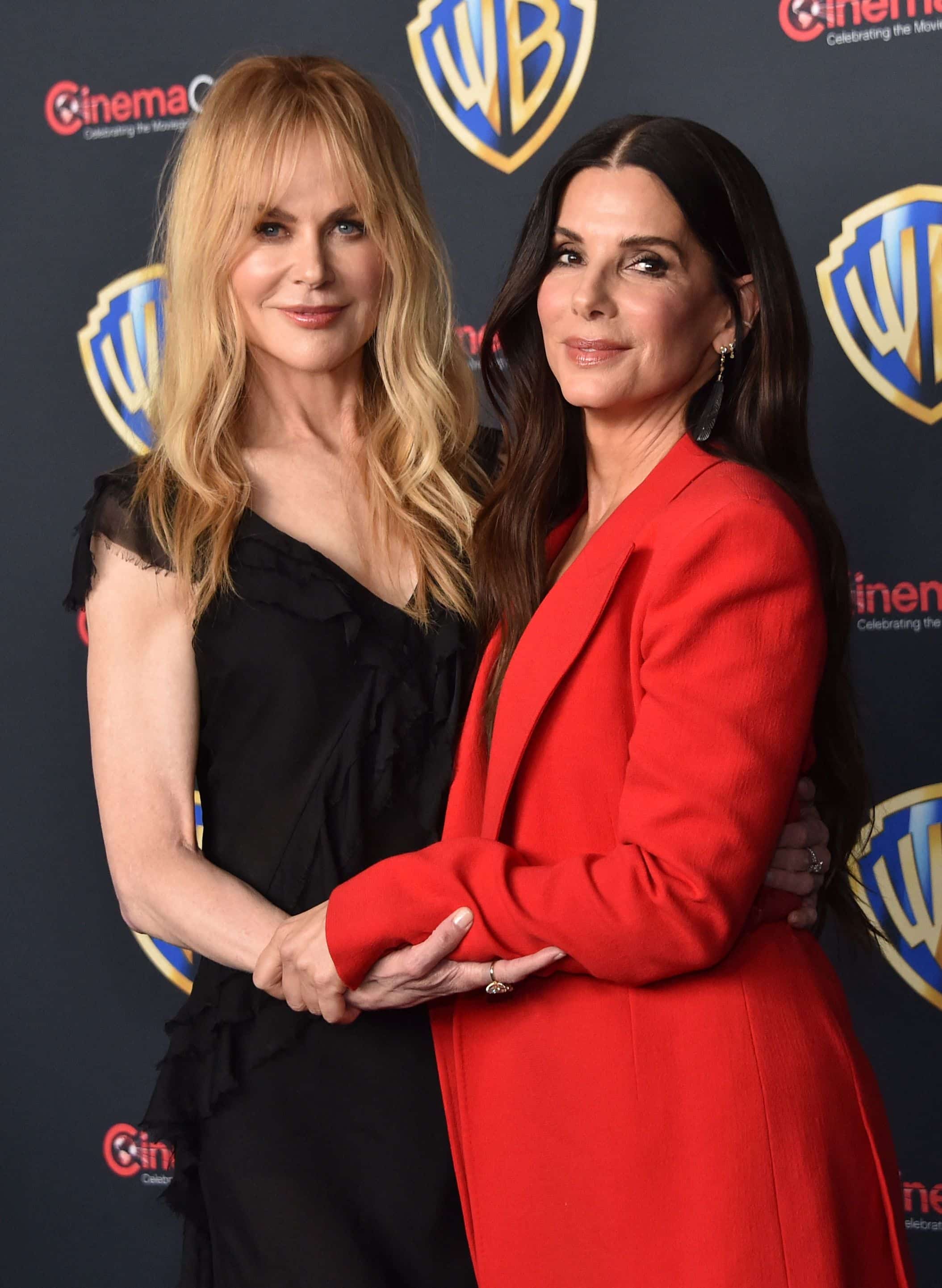 Retrouvailles pour Nicole Kidman et Sandra Bullock au CinemaCon 2026 pour la présentation du film «Les ensorceleuses 2»