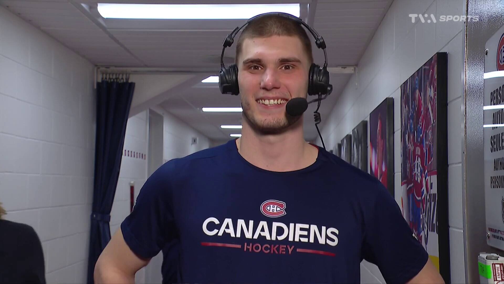 «On va tout faire pour que Cole marque 50 buts» - Juraj Slafkovsky