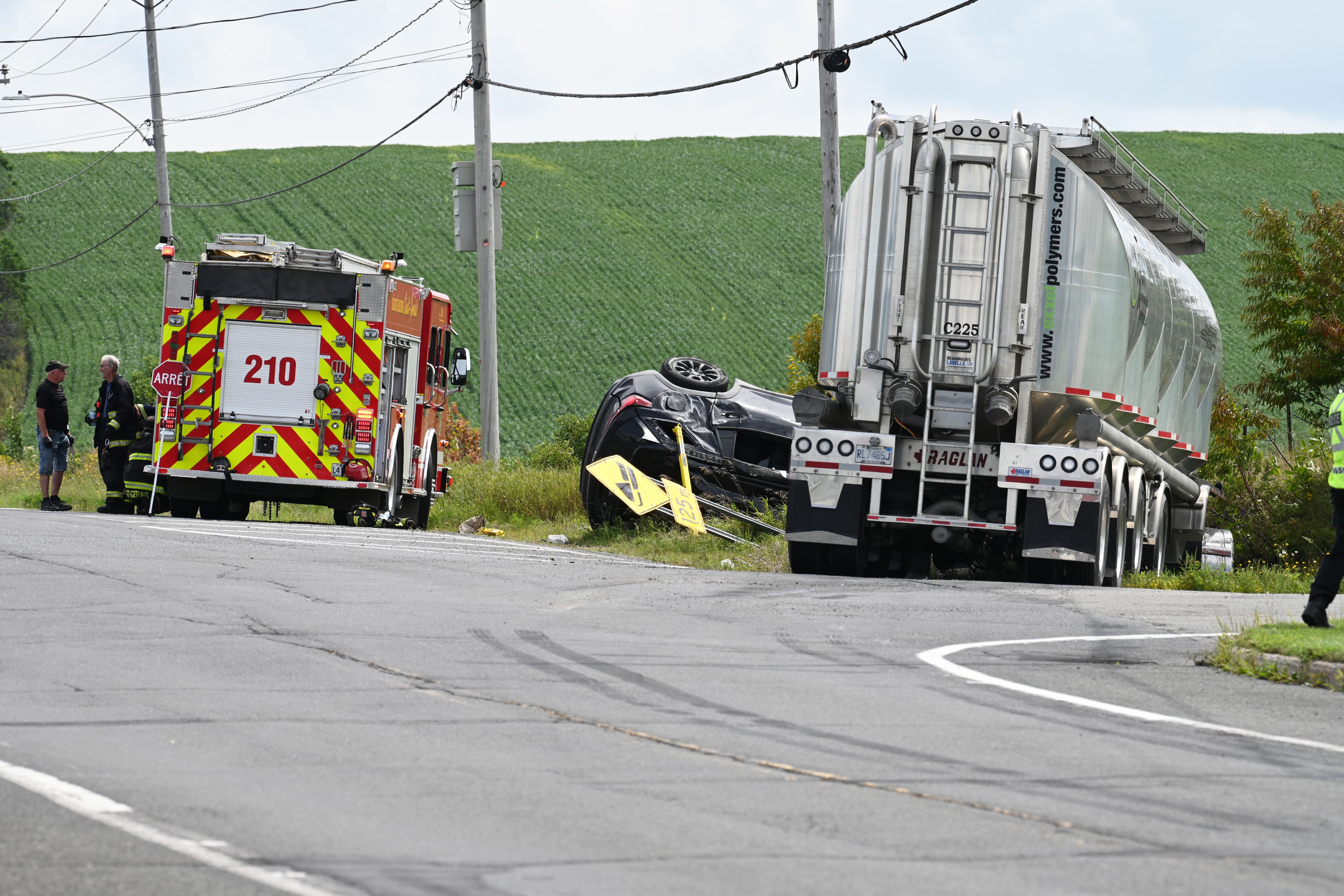 Collision dans Bellechasse: une automobiliste blessée gravement | TVA ...