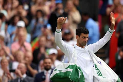 Novak Djokovic spoke kindly to Denis Shapovalov after the meeting.