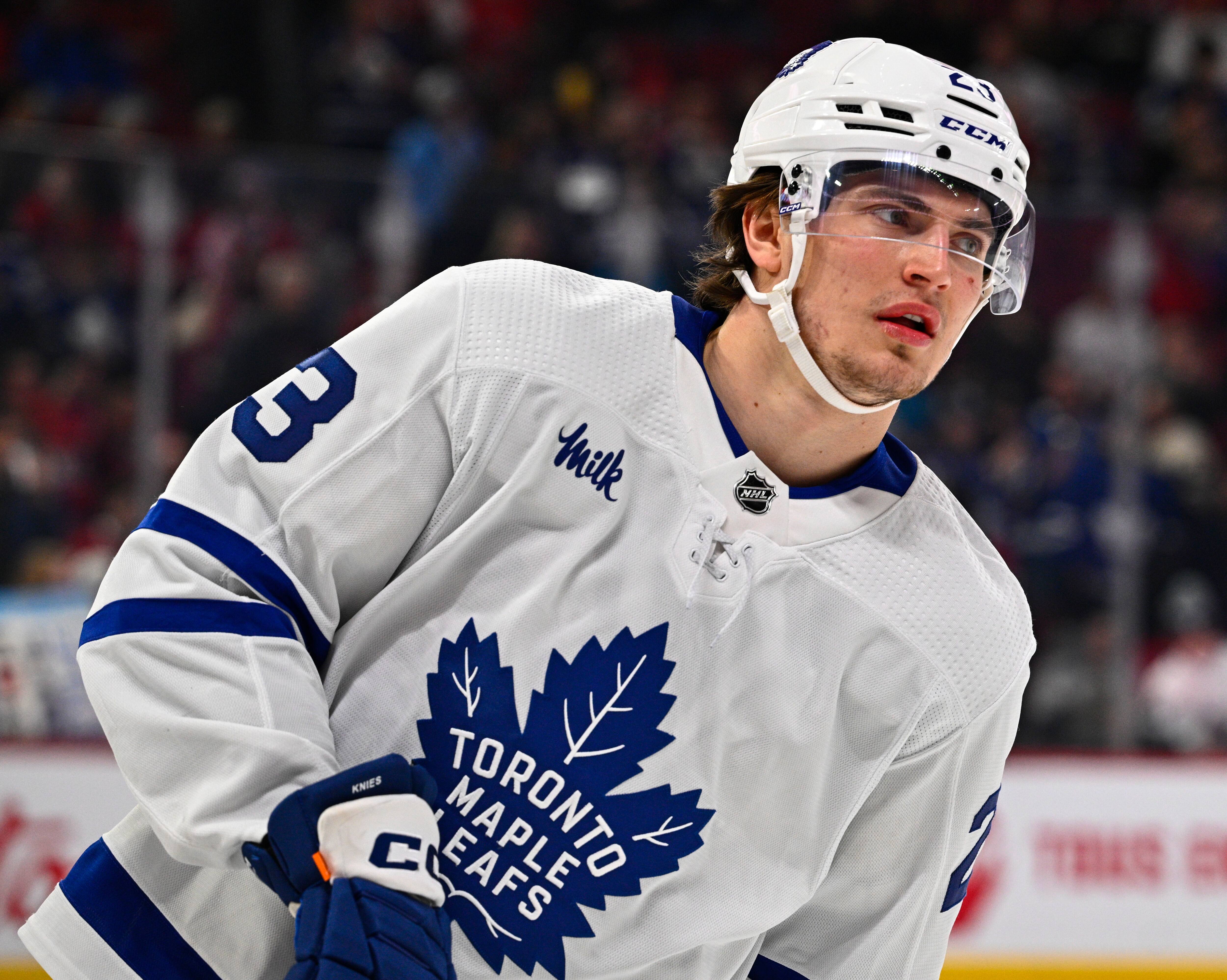 Matthew Knies et les Maple Leafs veulent faire payer le Canadien samedi soir