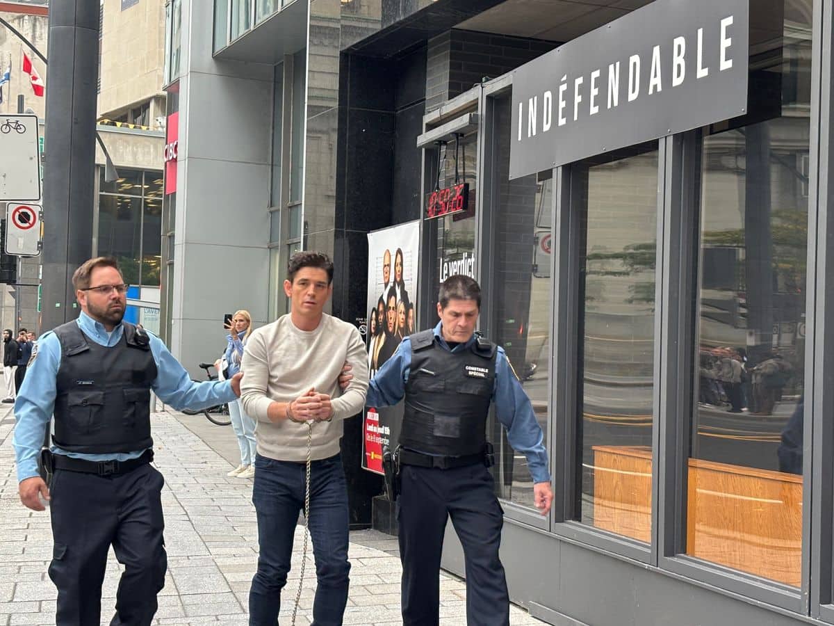 Sébastien Delorme participe à un coup publicitaire