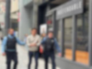 Sébastien Delorme participe à un coup publicitaire