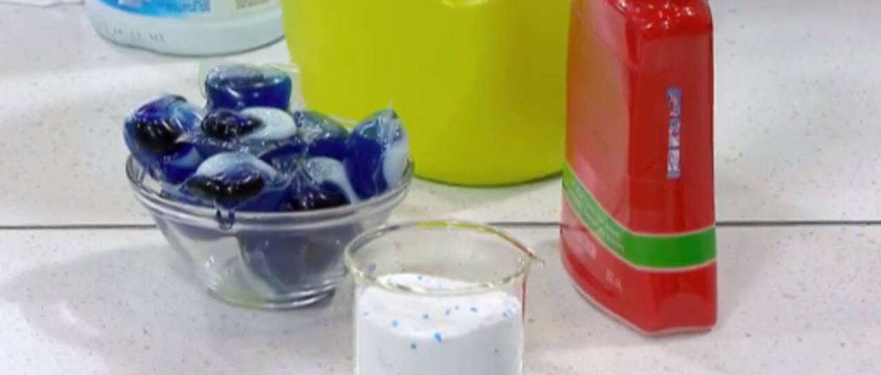 La chimie de la lessive 