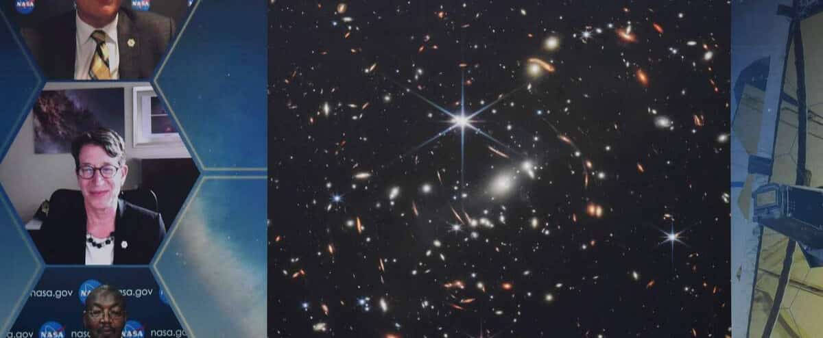 La première image du télescope James Webb dévoile le tout jeune Univers