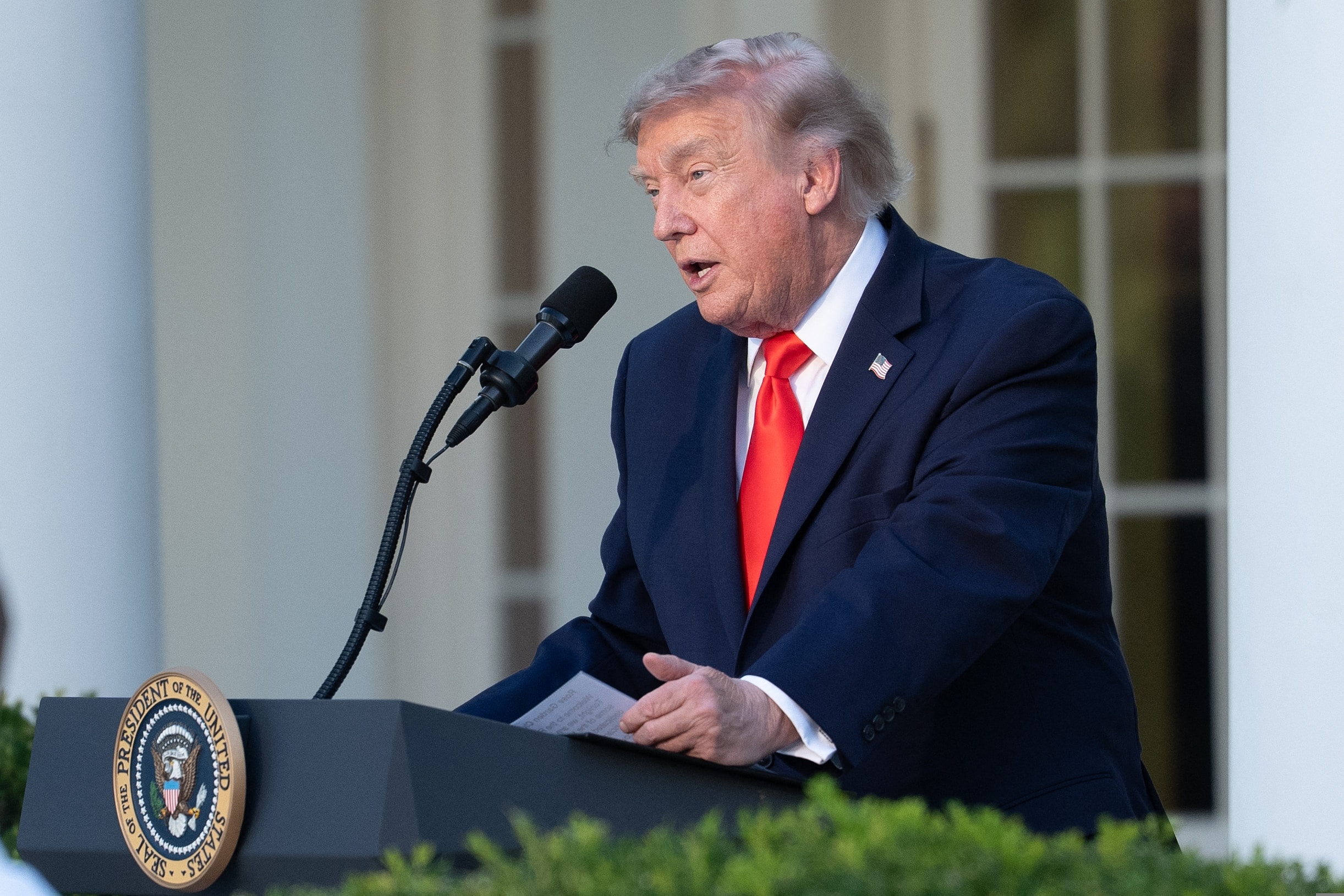 Trump threatens to impose 100% tariffs on any country that tries to impose taxes on digital services