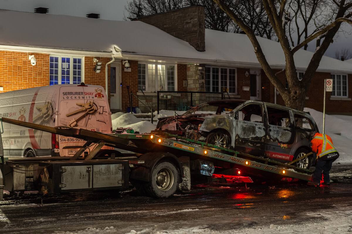 &Eacute;pingl&eacute; par le SPVM pour avoir incendi&eacute; une camionnette