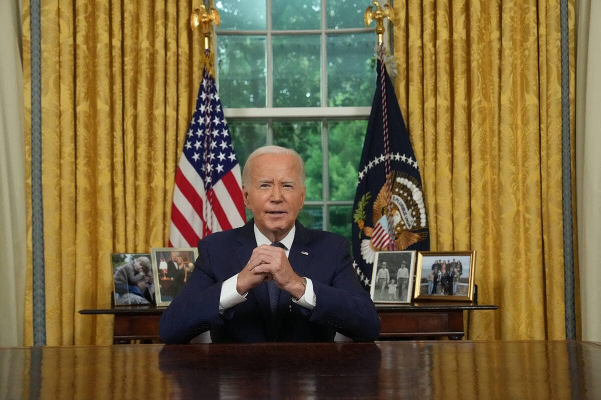 Retrait de sa candidature: Biden s&rsquo;adressera &agrave; la nation demain soir
