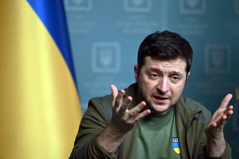 Ukrainian President Volodymyr Zelensky.