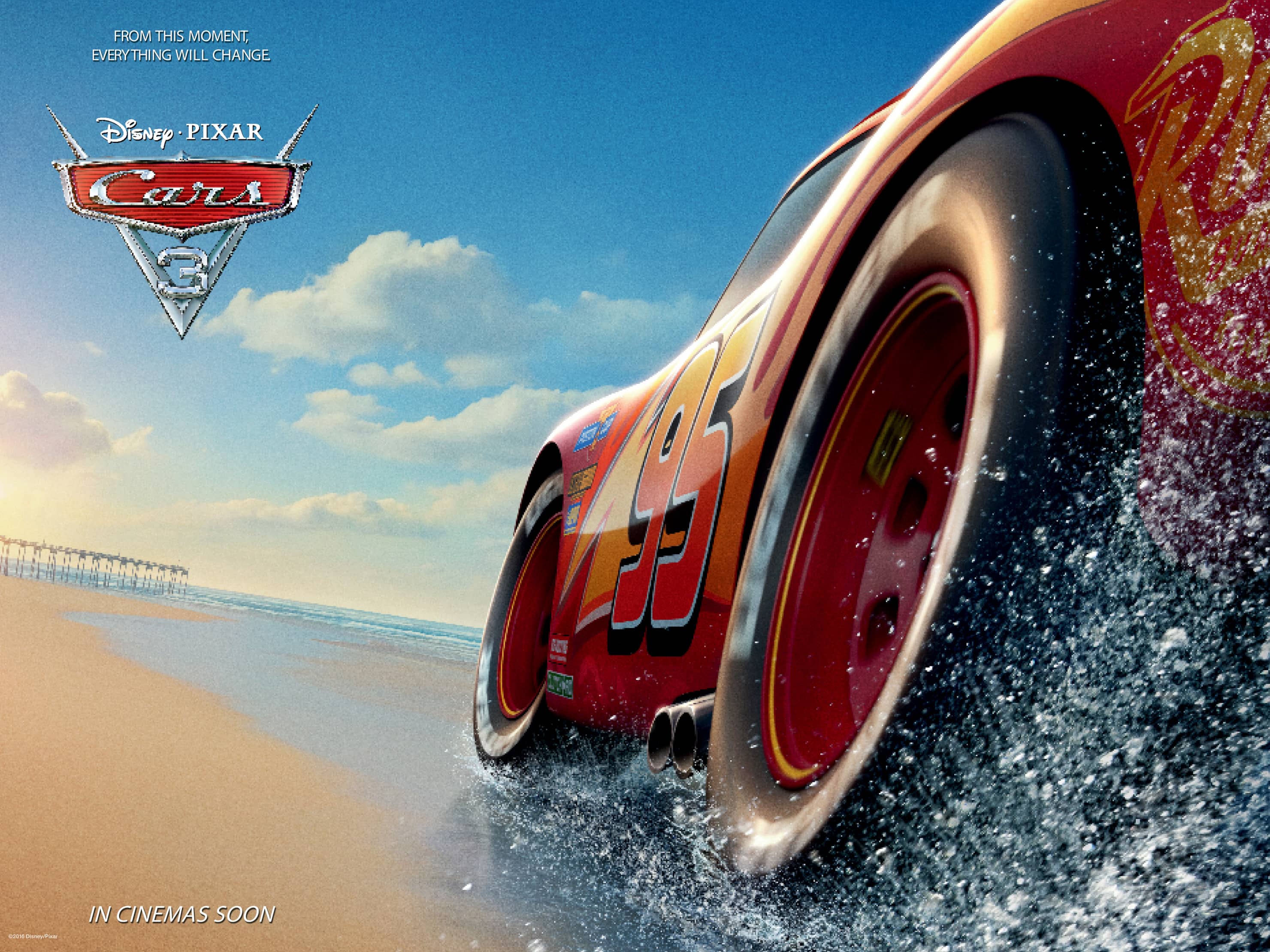 Le personnage Flash McQueen effectuera une démonstration au Grand Prix d'Italie
