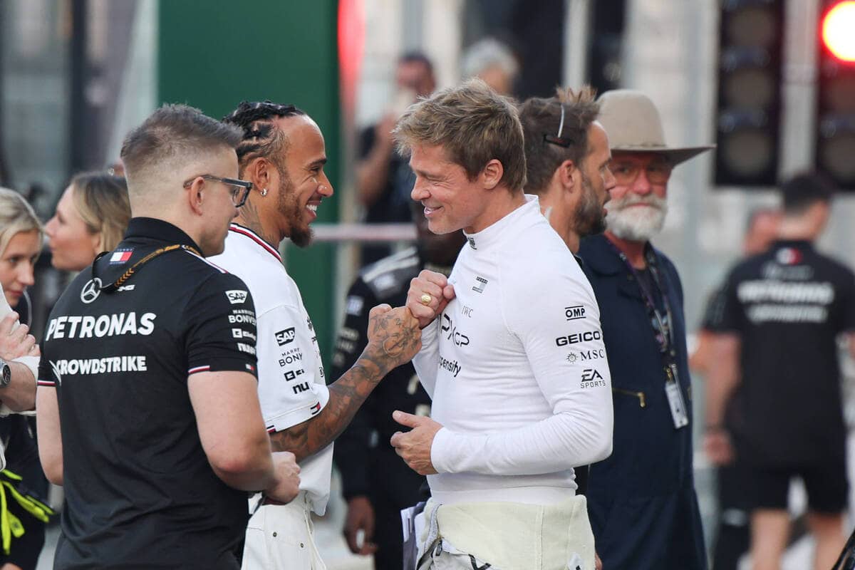 ルイス・ハミルトンによると、ブラッド・ピットには生来の才能があります