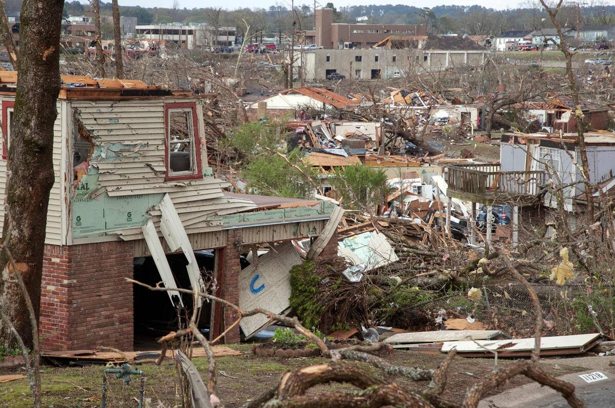 At least 24 people died in tornadoes and severe storms in the US
