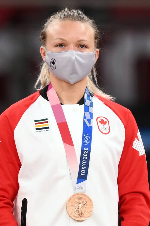Tokyo Olympics: Jessica Klimkite wins bronze in Canadian judo history