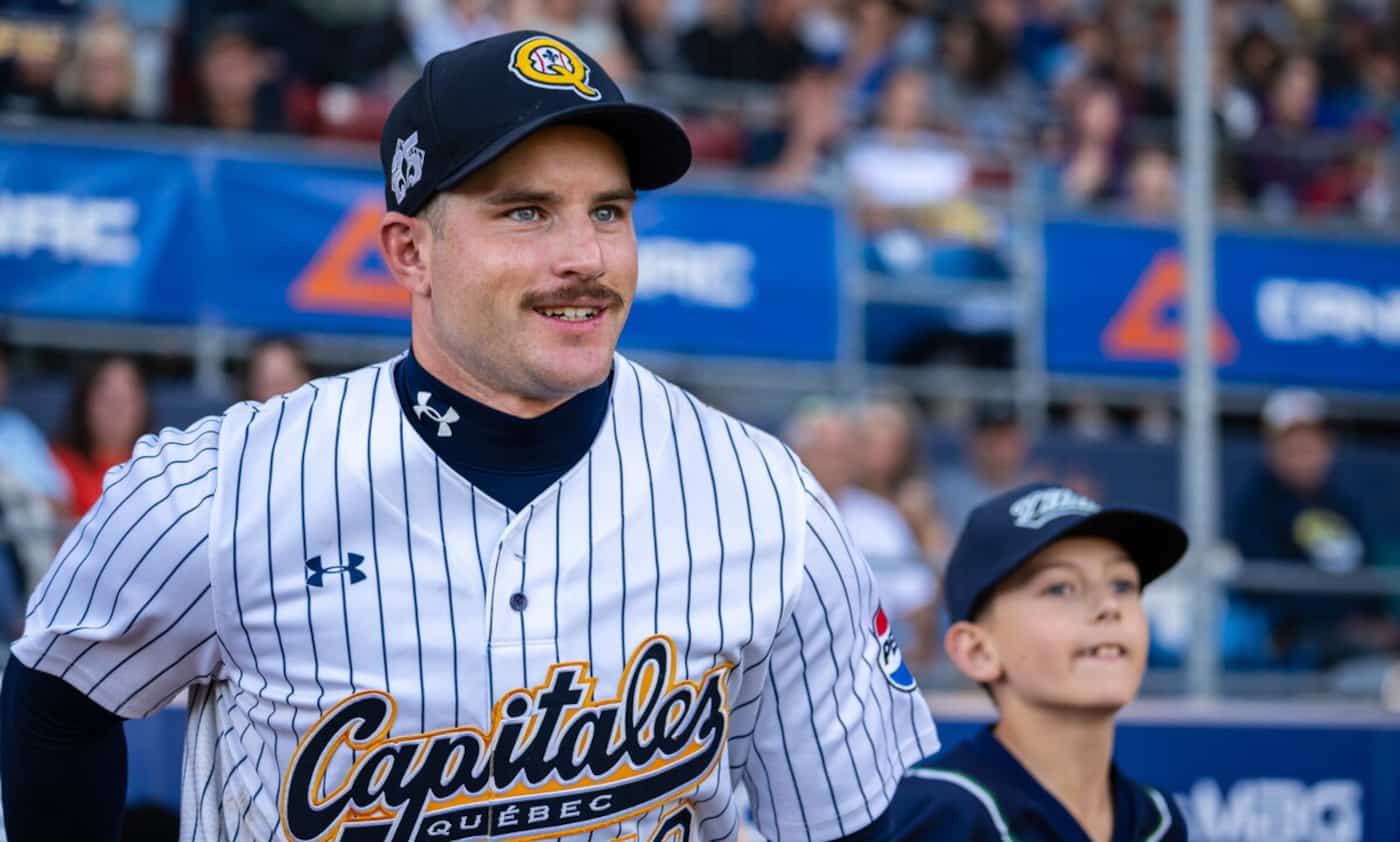 Justin Gideon of the Québec Capitales