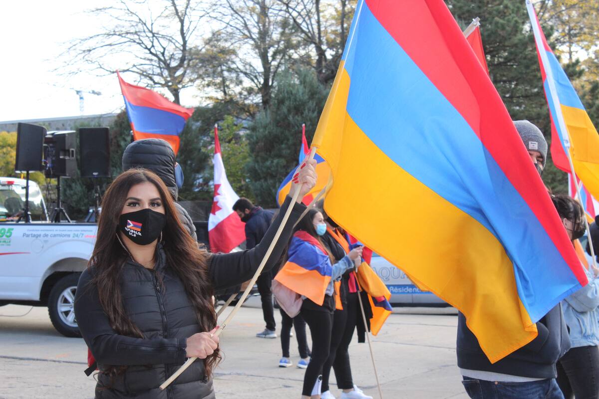 Armenie Azerbaidjan Les Armeniens Manifestent Contre Le Silence Radio Du Canada Tva Nouvelles