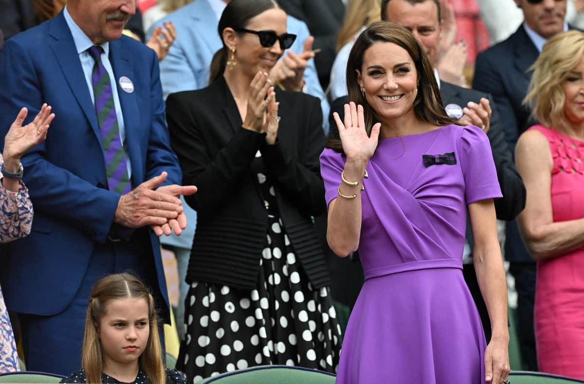 EN IMAGES | La princesse Kate Middleton assiste &agrave; la finale de Wimbledon