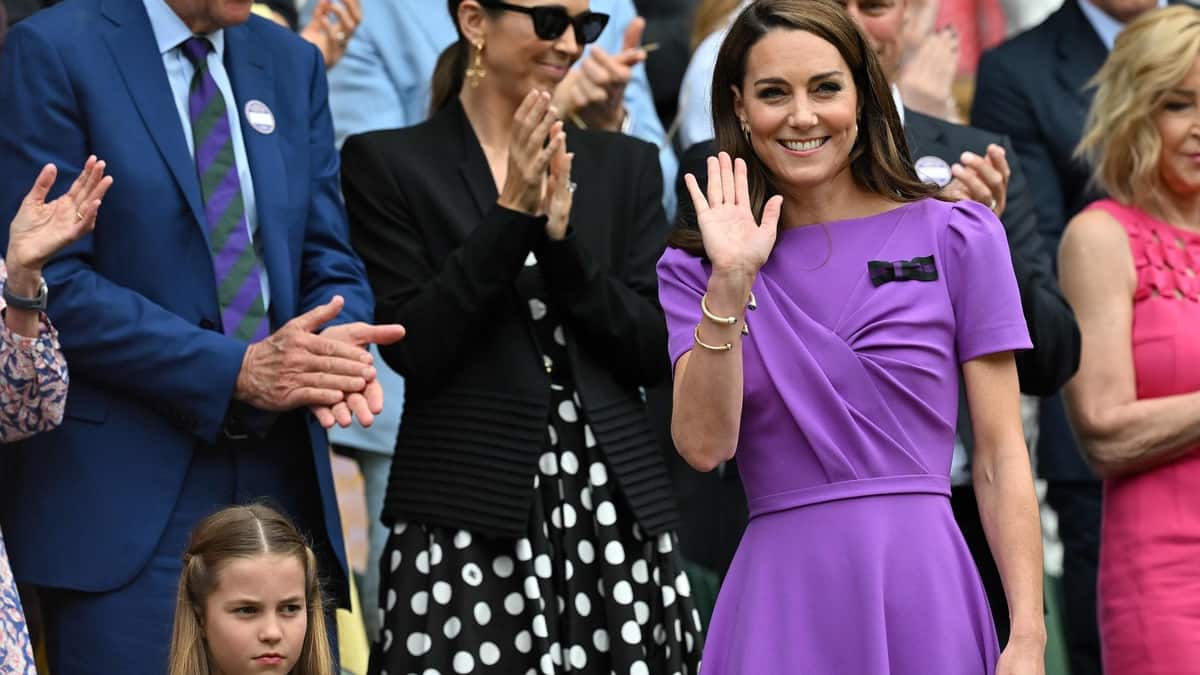 EN IMAGES | La princesse Kate Middleton assiste à la finale de Wimbledon