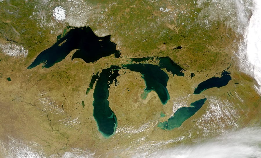 Vestiges de la dernière glaciation il y a 12 000 ans, les Grands Lacs ne sont pas à vendre