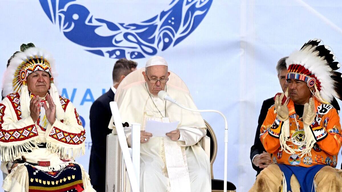 Pensionnats: le pape «demande pardon pour le mal commis» contre les autochtones