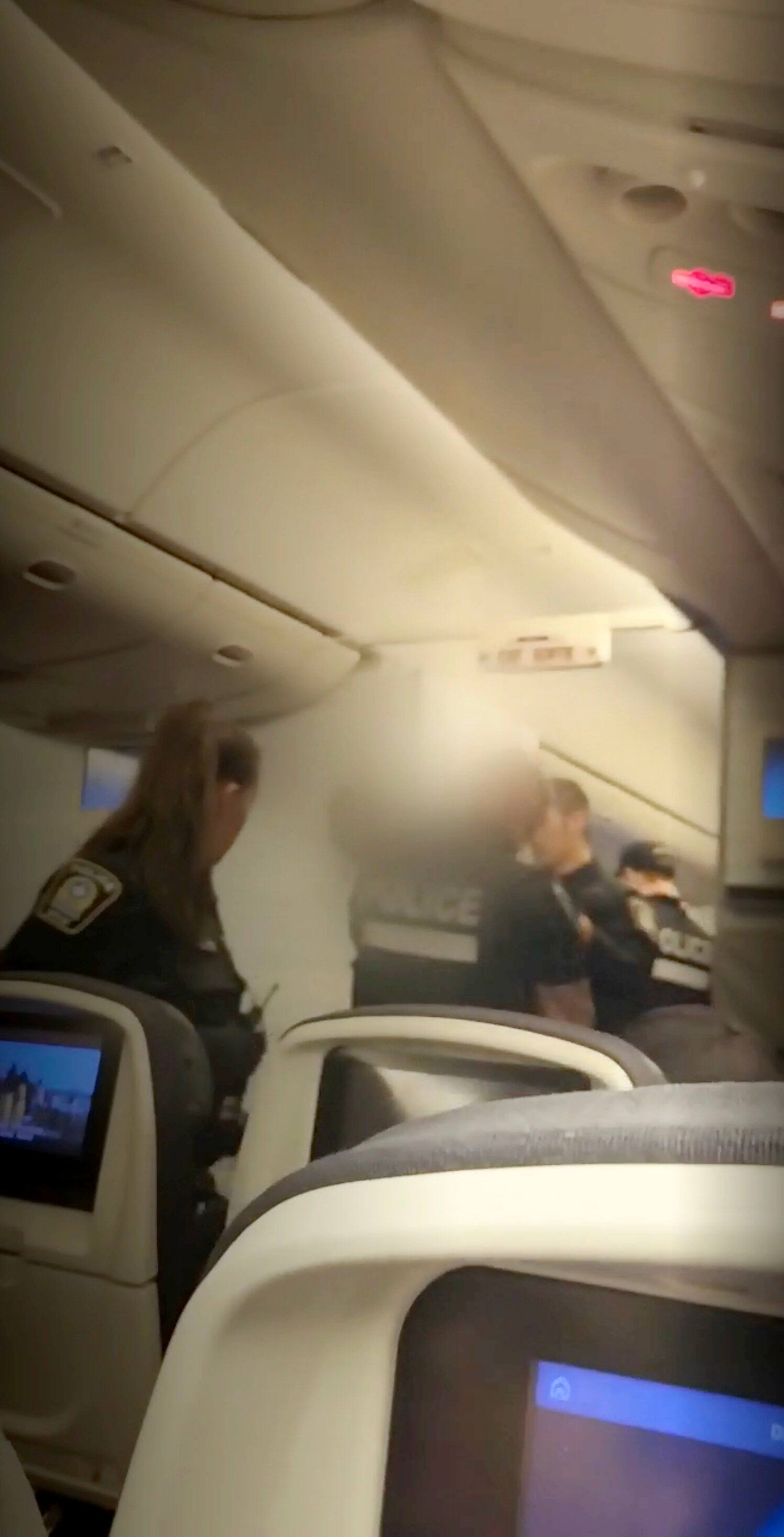 Secuestro de un avión en Montreal: acusado penalmente por comportamiento violento a bordo