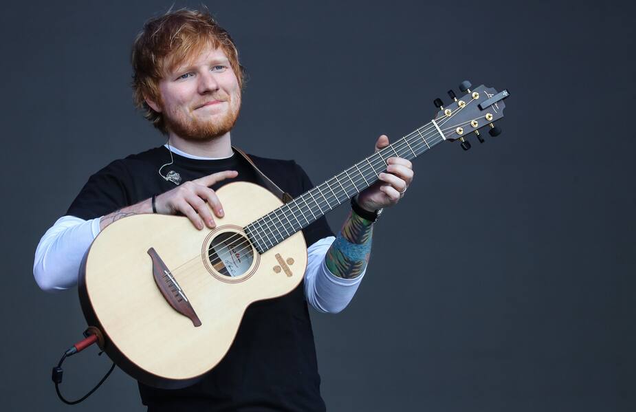 Image principale de l'article Ed Sheeran coupé au visage par une princesse