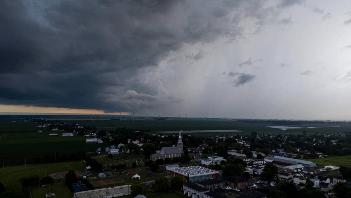 Une alerte d’orages violents en vigueur cet après-midi au Québec