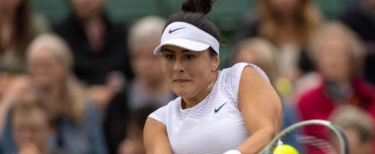 Wimbledon: Bianca Andreescu donne chaud à ses fans