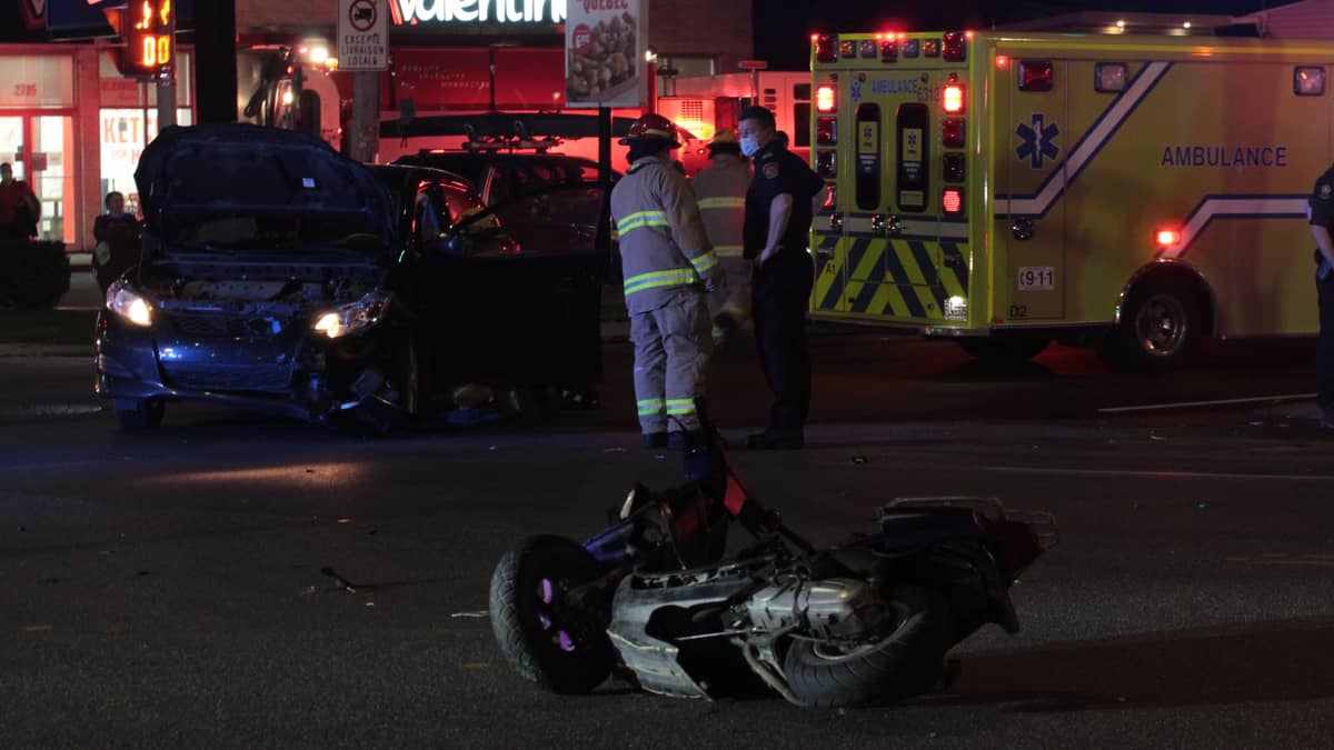 Un adolescent dans un état critique après une collision