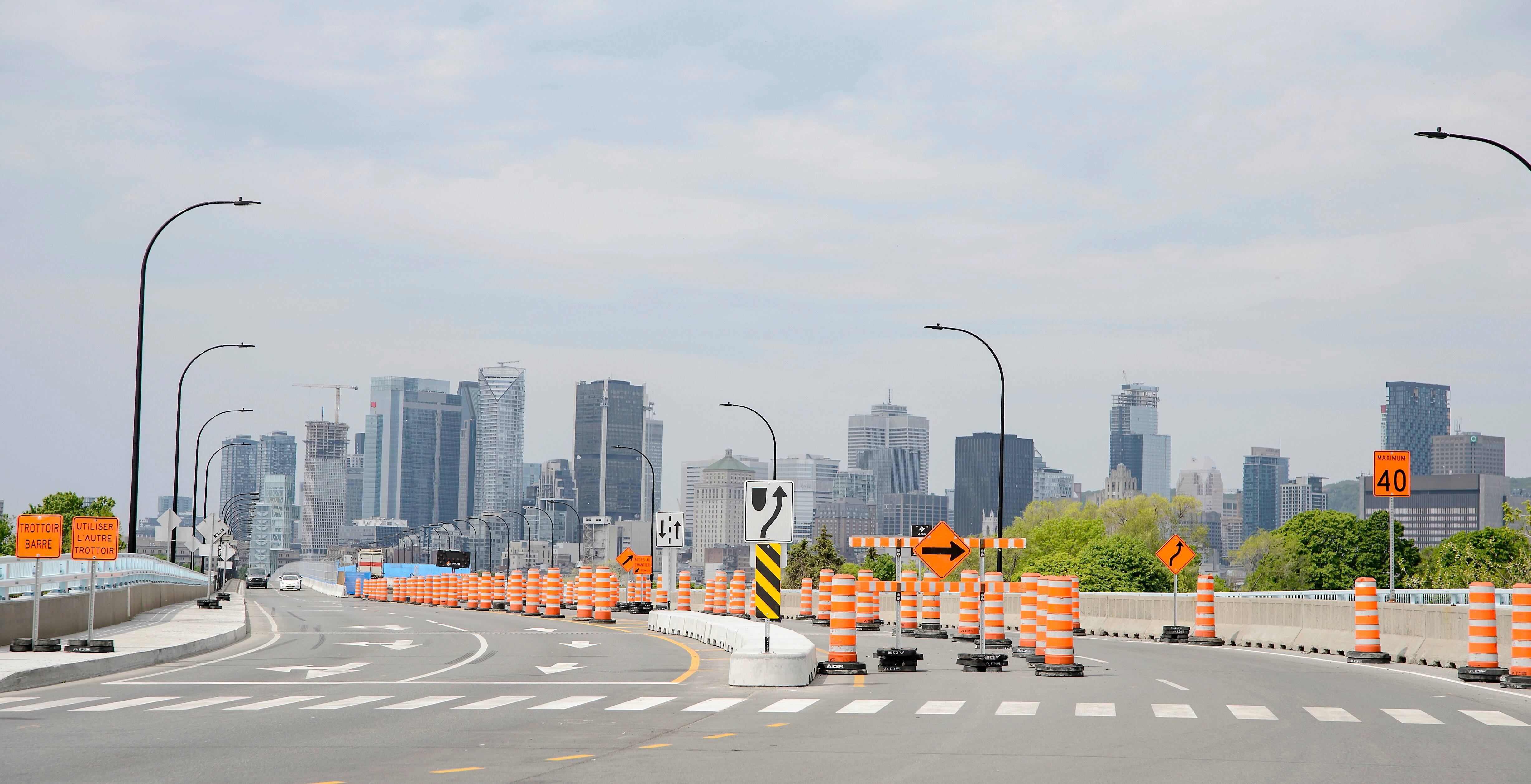 Deux &eacute;v&egrave;nements sportifs majeurs &agrave; Montr&eacute;al embourb&eacute;s dans les chantiers routiers et l&rsquo;enfer des c&ocirc;nes orange