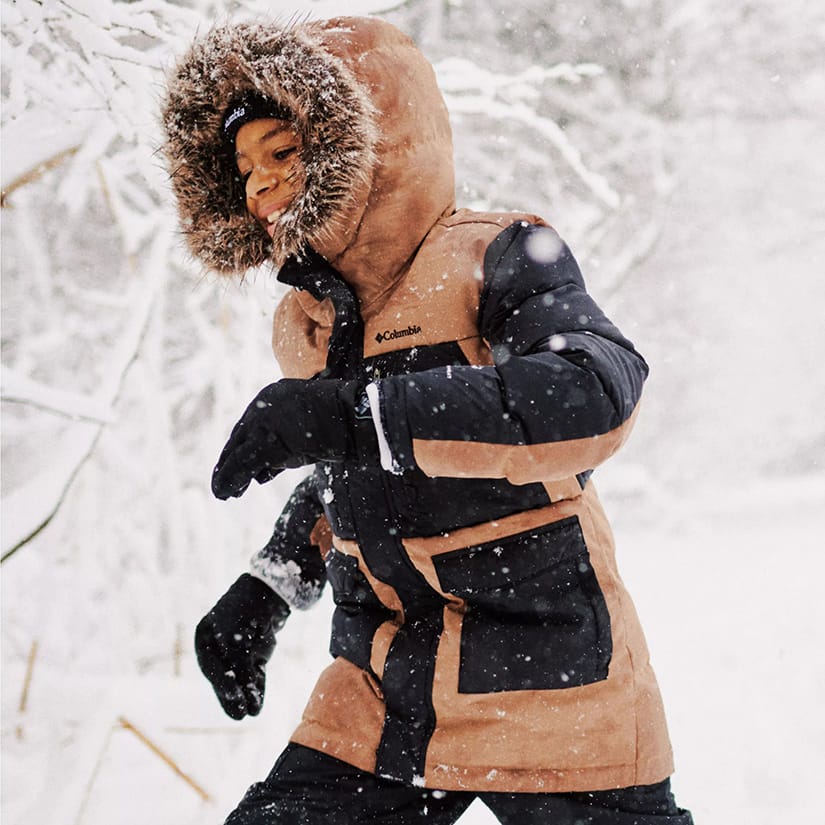 Doudoune D'hiver à Capuche Pour Fille - Imperméable, Coupe-vent, Matelassée - Pour Ski, école, Activités Extérieures