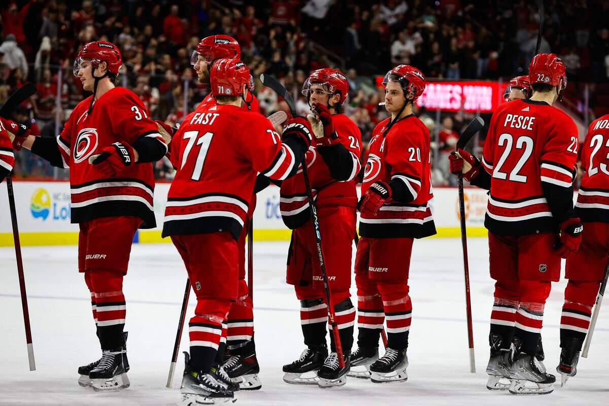 Les Hurricanes r&eacute;sistent &agrave; la remont&eacute;e du CH