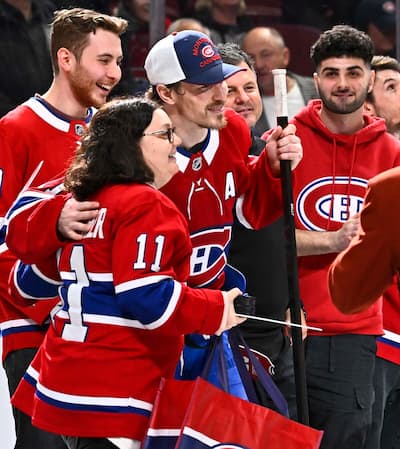 Un final memorable de la noche con Brendan Gallagher