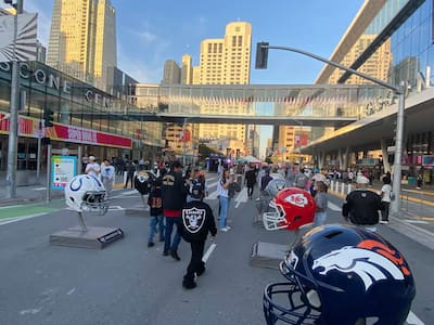 Le «Fan Experience» reúne atividades adicionais em um ambiente típico de futebol.