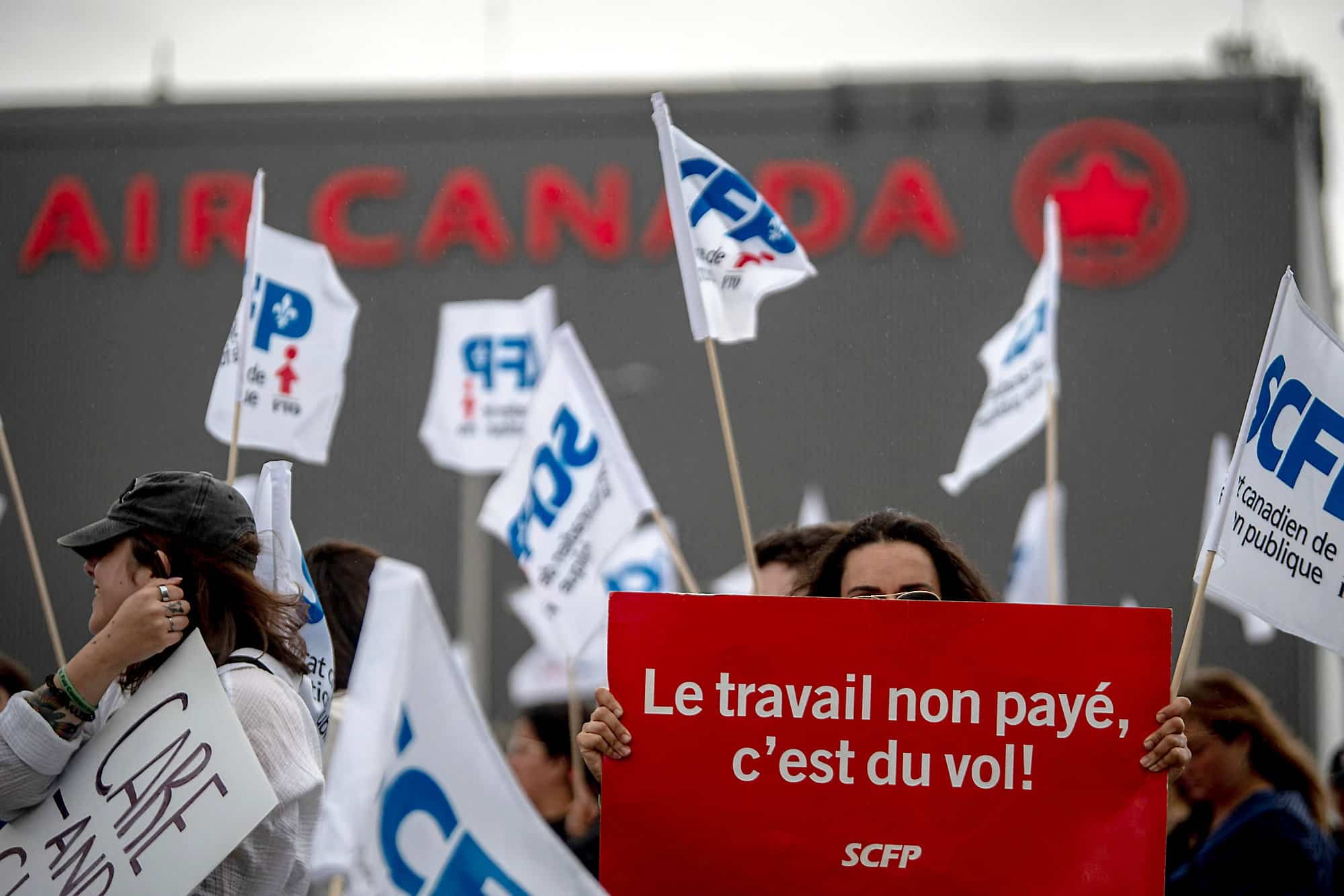 Gr&egrave;ve: Air Canada s&rsquo;engage &agrave; payer les vols de remplacement
