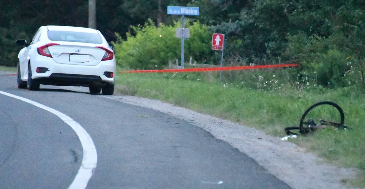 Saint-Michel-de-Bellechasse: une cycliste dans un &eacute;tat critique