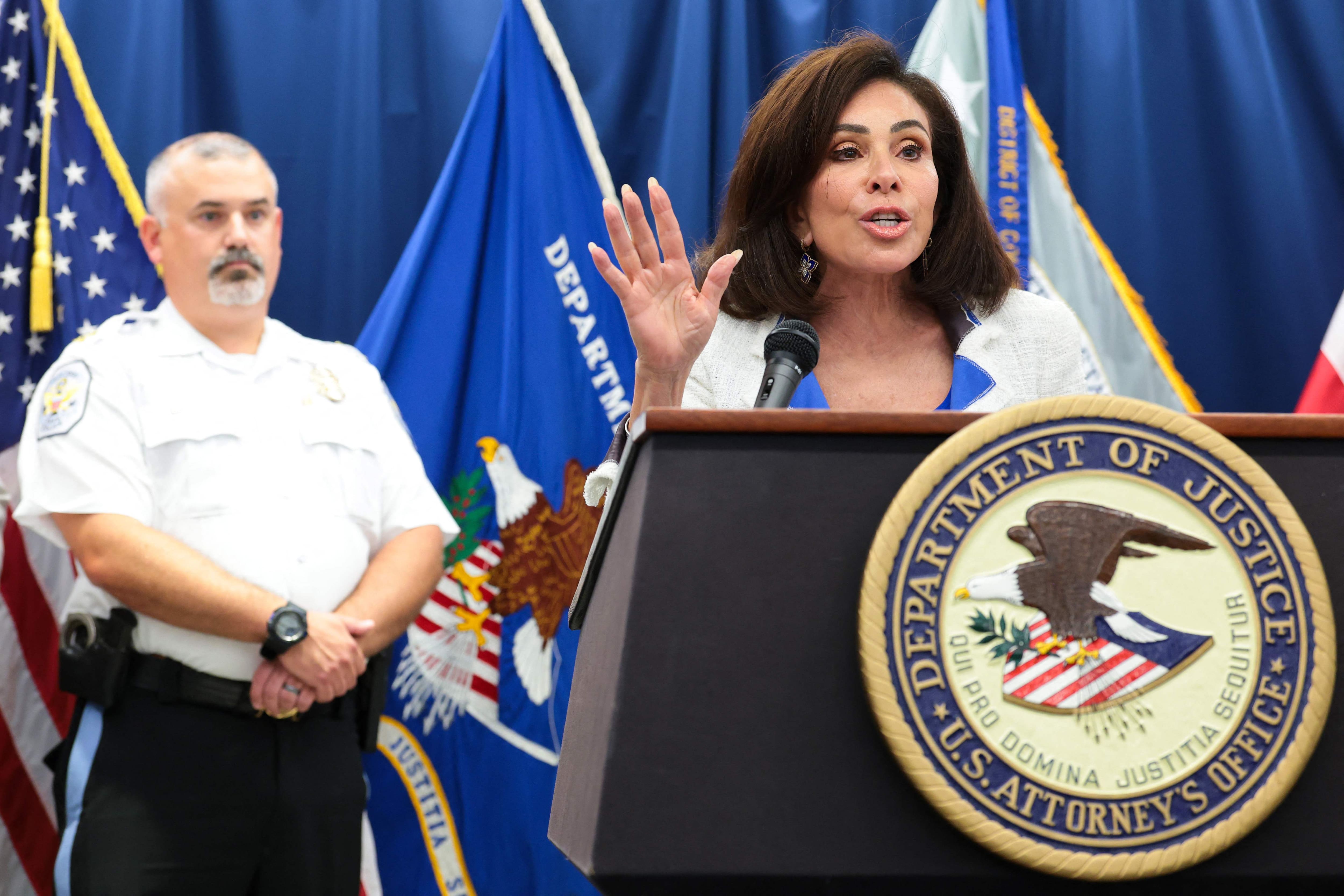 The federal prosecutor of the capital, Jeanine Pirro.