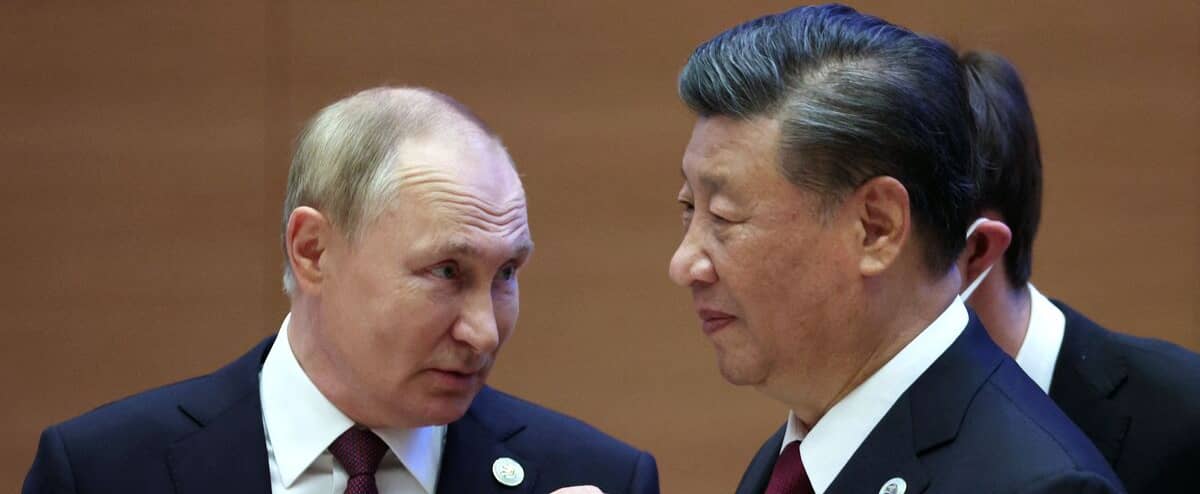 Putin and Xi present themselves as a counterweight to the Western order Putin and Xi present themselves as a counterweight to the Western order