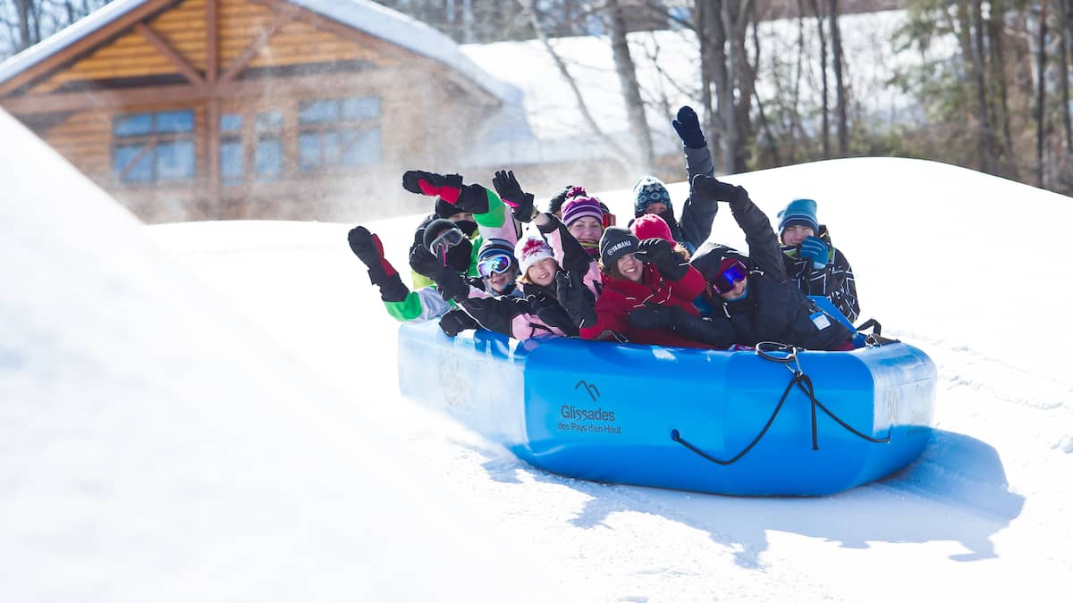 Glisser au Domaine des Pays d’en Haut, à Piedmont dans les Laurentides
