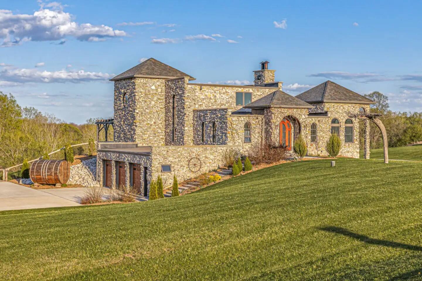 Un château au cœur de la Toscane américaine