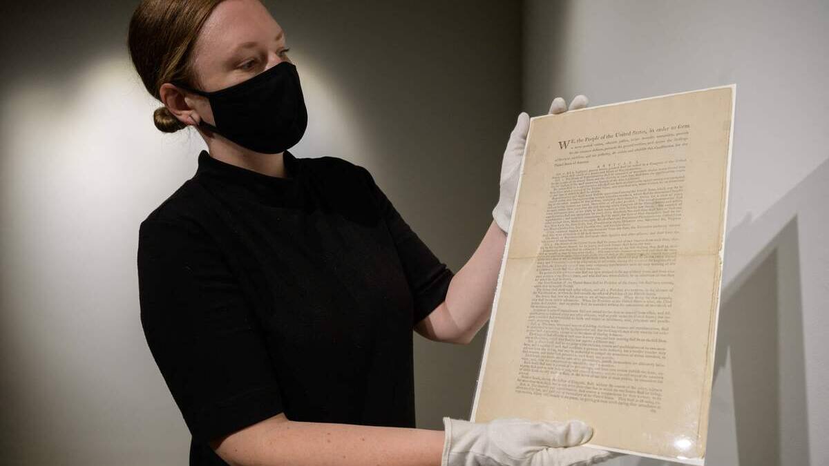 La Constitution des États-Unis aux enchères pour 15 à 20 M$